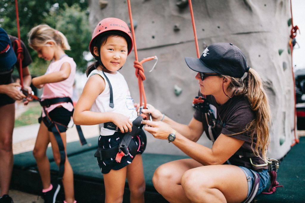 rock climbing